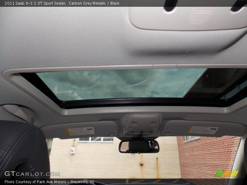 Carbon Grey Metallic / Black 2011 Saab 9-3 2.0T Sport Sedan