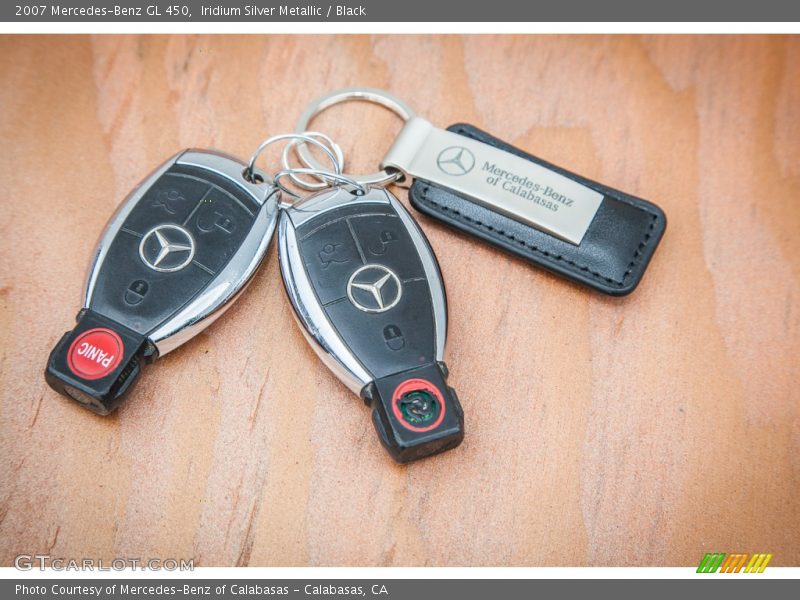 Iridium Silver Metallic / Black 2007 Mercedes-Benz GL 450