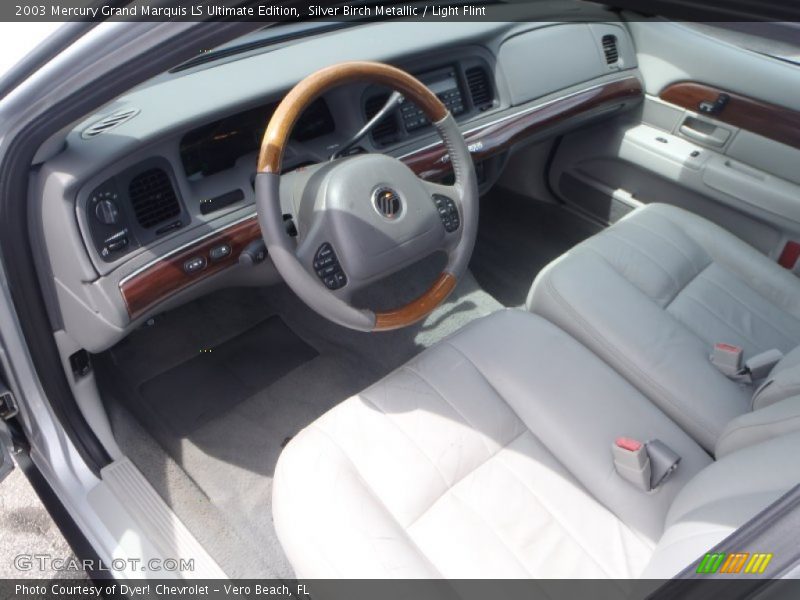Silver Birch Metallic / Light Flint 2003 Mercury Grand Marquis LS Ultimate Edition