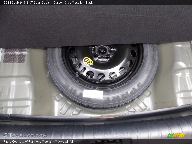 Carbon Grey Metallic / Black 2011 Saab 9-3 2.0T Sport Sedan