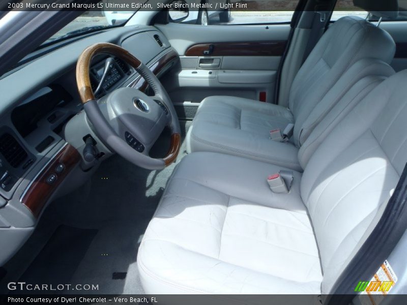 Silver Birch Metallic / Light Flint 2003 Mercury Grand Marquis LS Ultimate Edition