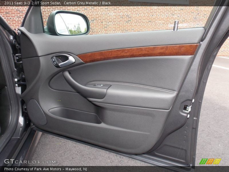 Carbon Grey Metallic / Black 2011 Saab 9-3 2.0T Sport Sedan