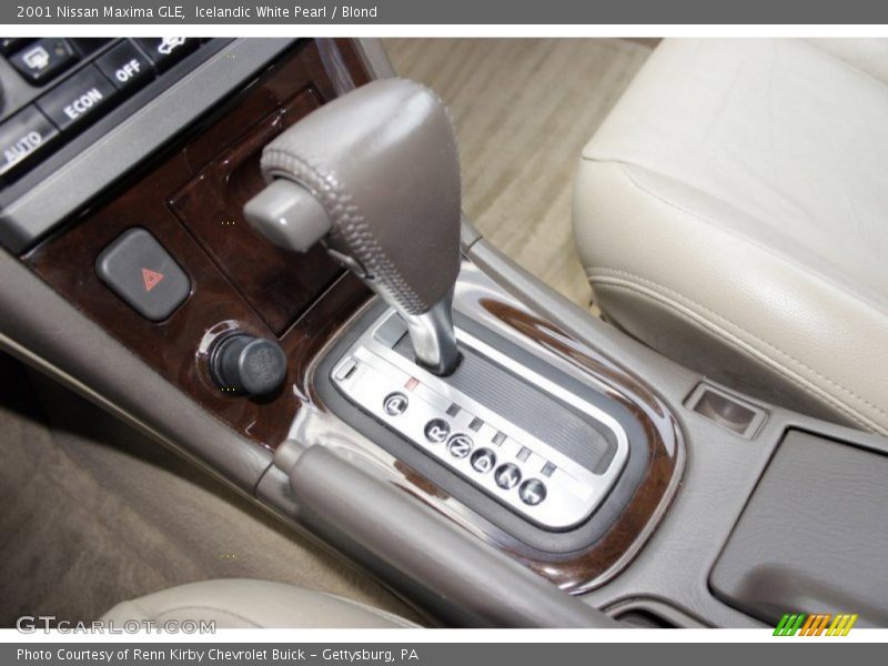 Icelandic White Pearl / Blond 2001 Nissan Maxima GLE
