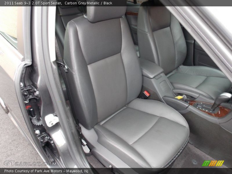 Carbon Grey Metallic / Black 2011 Saab 9-3 2.0T Sport Sedan