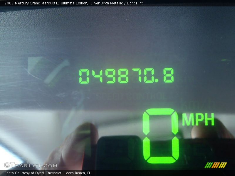 Silver Birch Metallic / Light Flint 2003 Mercury Grand Marquis LS Ultimate Edition