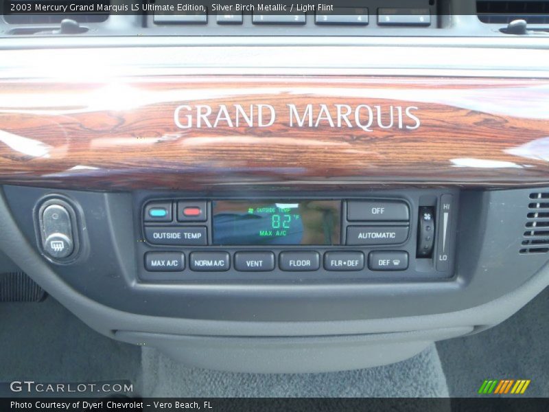 Silver Birch Metallic / Light Flint 2003 Mercury Grand Marquis LS Ultimate Edition