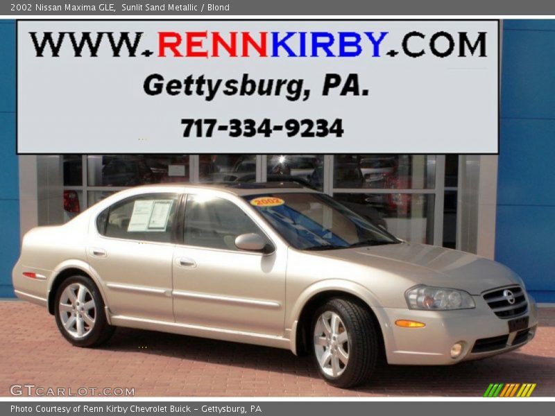 Sunlit Sand Metallic / Blond 2002 Nissan Maxima GLE
