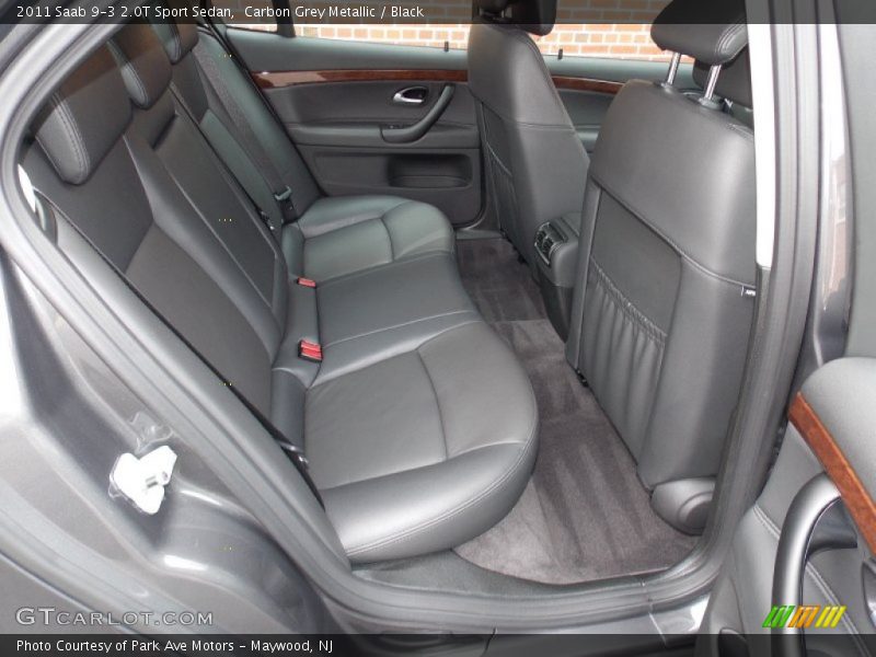 Carbon Grey Metallic / Black 2011 Saab 9-3 2.0T Sport Sedan