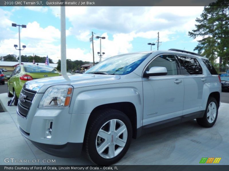 Quicksilver Metallic / Jet Black 2010 GMC Terrain SLT
