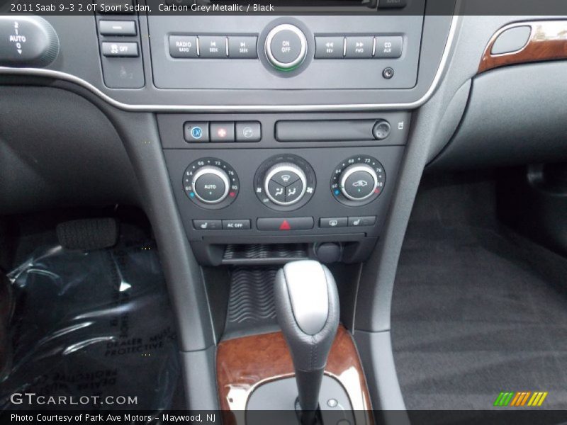 Carbon Grey Metallic / Black 2011 Saab 9-3 2.0T Sport Sedan