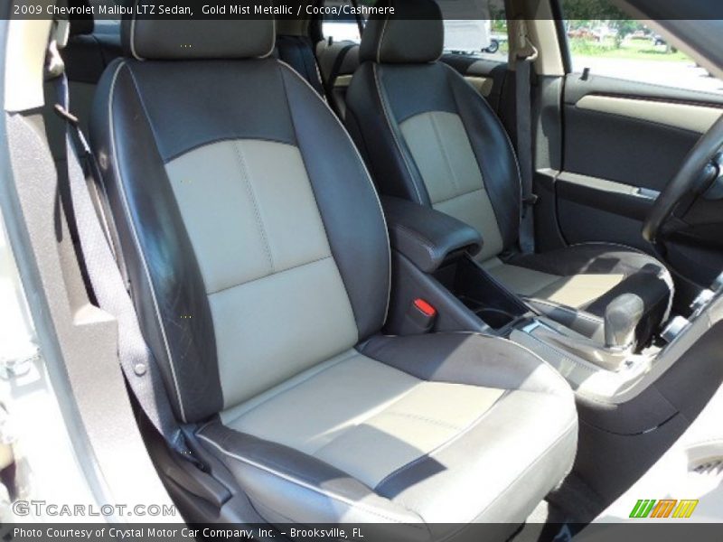 Gold Mist Metallic / Cocoa/Cashmere 2009 Chevrolet Malibu LTZ Sedan