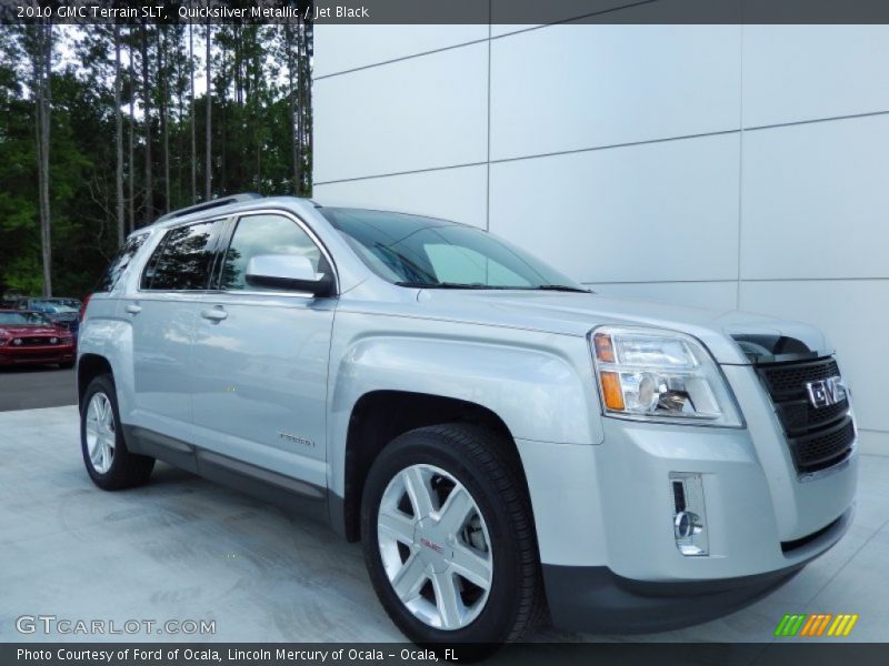 Quicksilver Metallic / Jet Black 2010 GMC Terrain SLT