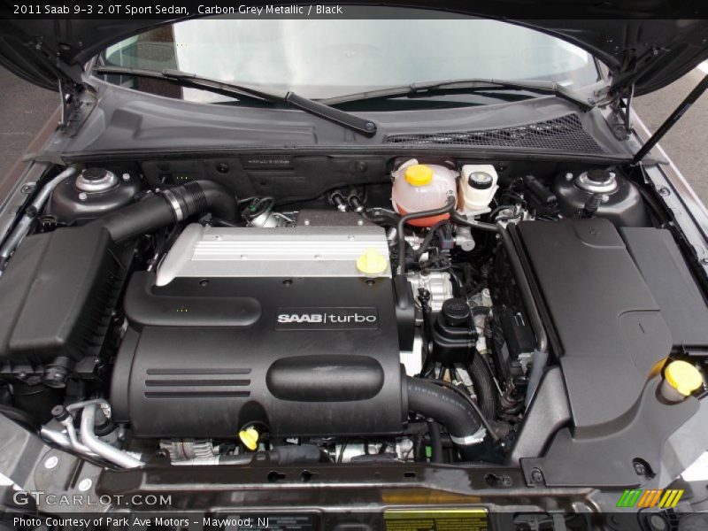 Carbon Grey Metallic / Black 2011 Saab 9-3 2.0T Sport Sedan