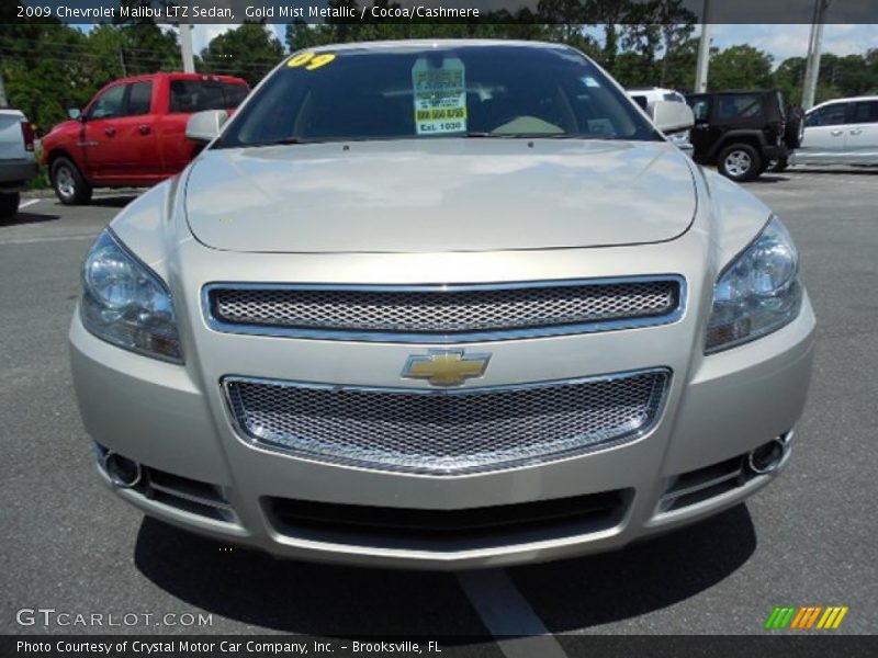 Gold Mist Metallic / Cocoa/Cashmere 2009 Chevrolet Malibu LTZ Sedan