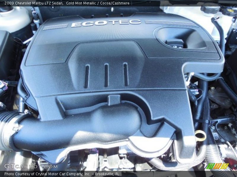 Gold Mist Metallic / Cocoa/Cashmere 2009 Chevrolet Malibu LTZ Sedan