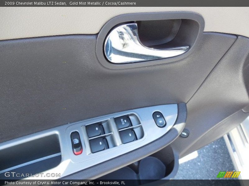 Gold Mist Metallic / Cocoa/Cashmere 2009 Chevrolet Malibu LTZ Sedan