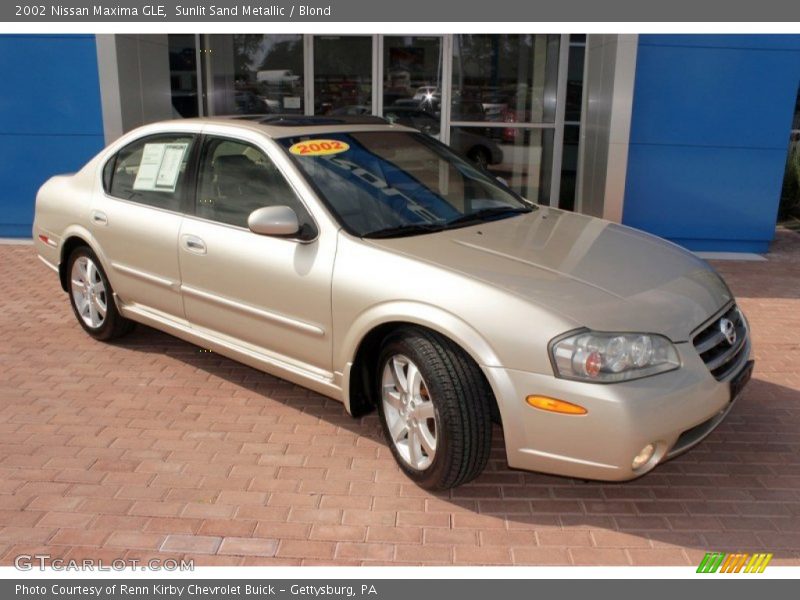 Sunlit Sand Metallic / Blond 2002 Nissan Maxima GLE