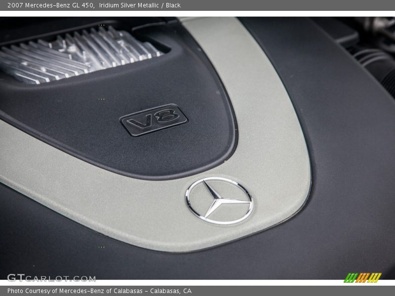 Iridium Silver Metallic / Black 2007 Mercedes-Benz GL 450