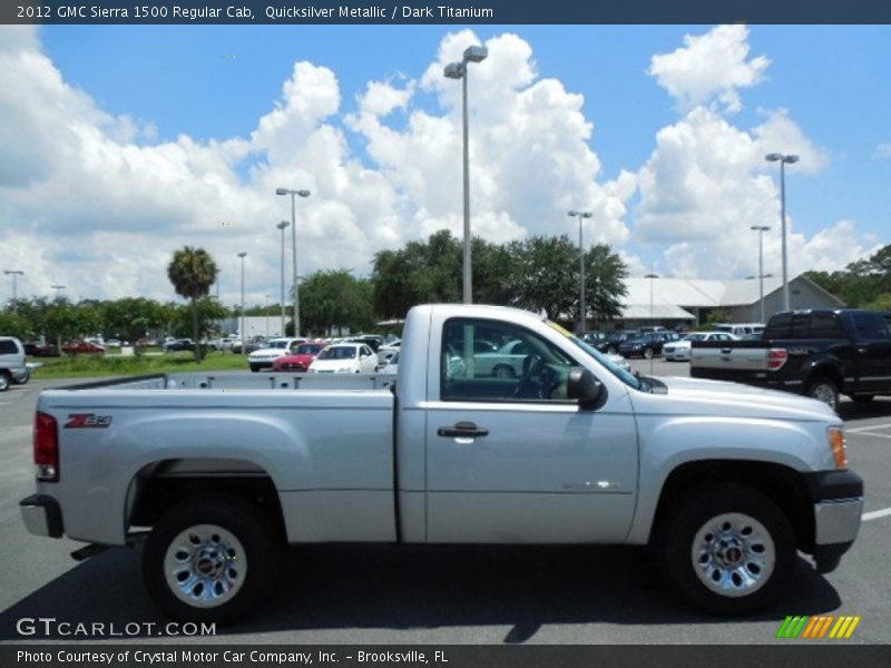 Quicksilver Metallic / Dark Titanium 2012 GMC Sierra 1500 Regular Cab