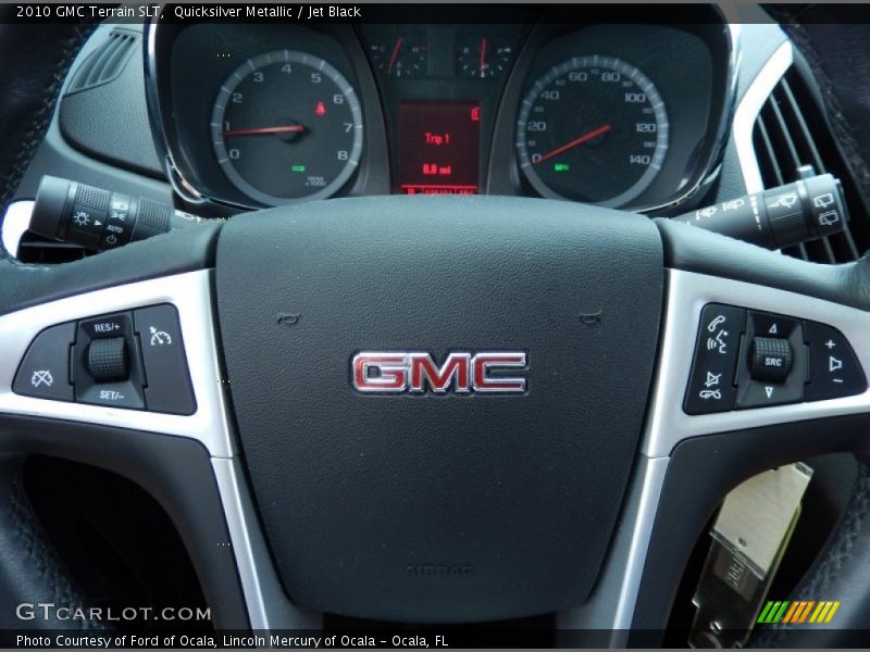 Quicksilver Metallic / Jet Black 2010 GMC Terrain SLT