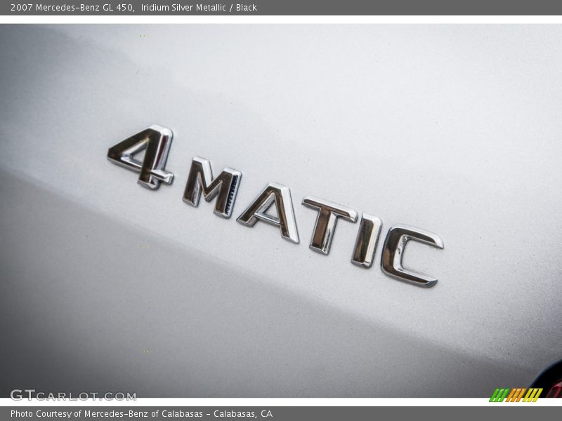 Iridium Silver Metallic / Black 2007 Mercedes-Benz GL 450