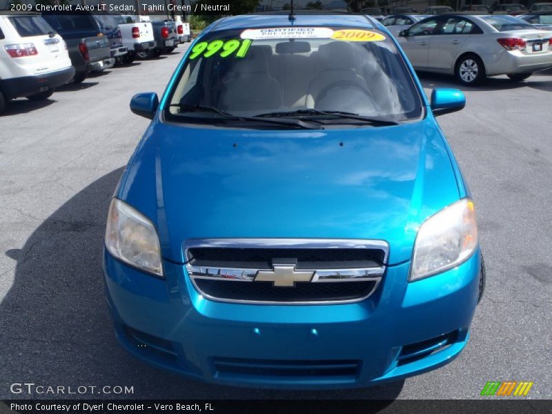 Tahiti Green / Neutral 2009 Chevrolet Aveo LT Sedan