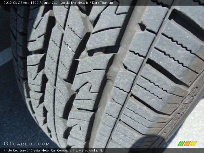 Quicksilver Metallic / Dark Titanium 2012 GMC Sierra 1500 Regular Cab