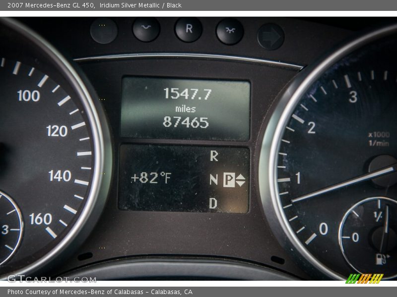 Iridium Silver Metallic / Black 2007 Mercedes-Benz GL 450