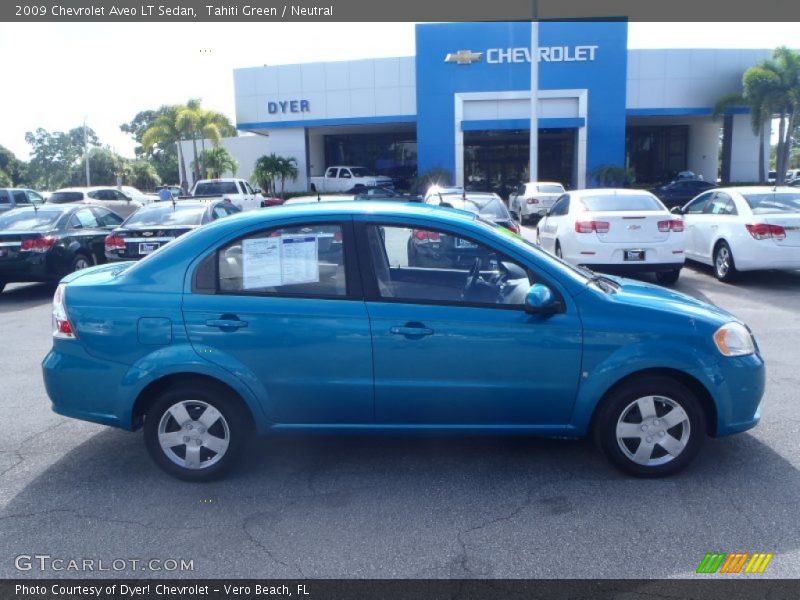 Tahiti Green / Neutral 2009 Chevrolet Aveo LT Sedan