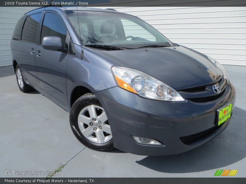 Slate Metallic / Stone 2009 Toyota Sienna XLE
