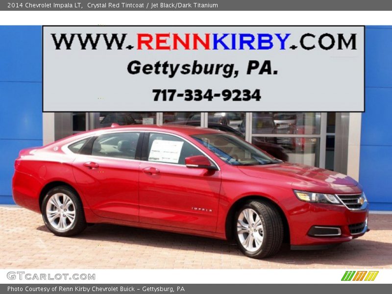 Crystal Red Tintcoat / Jet Black/Dark Titanium 2014 Chevrolet Impala LT