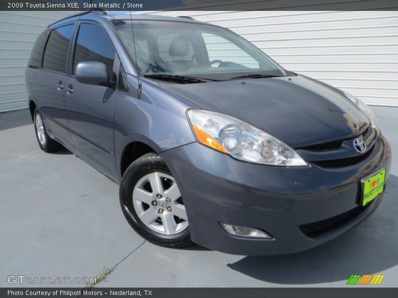 Slate Metallic / Stone 2009 Toyota Sienna XLE