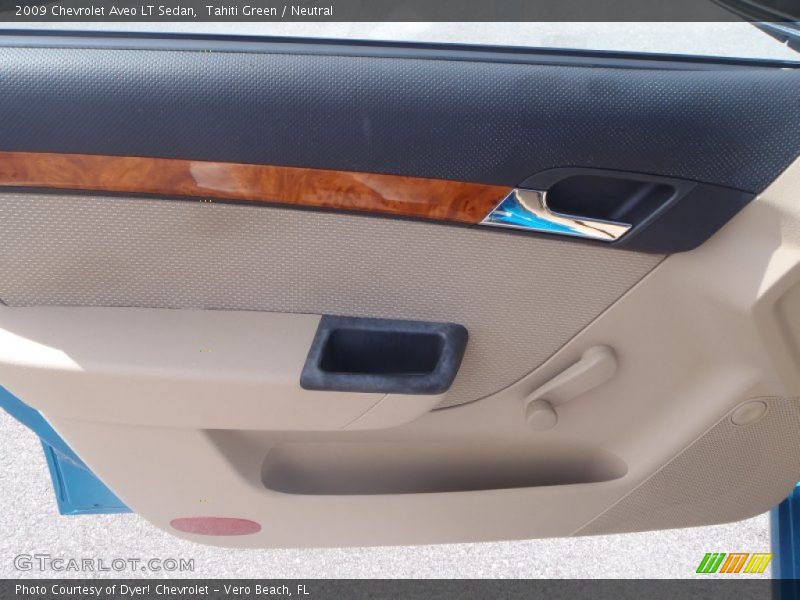 Tahiti Green / Neutral 2009 Chevrolet Aveo LT Sedan