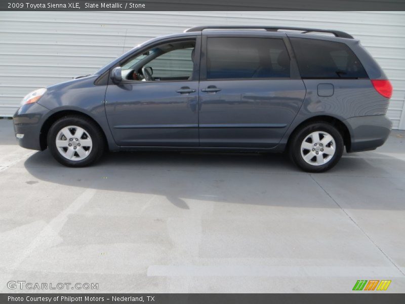 Slate Metallic / Stone 2009 Toyota Sienna XLE