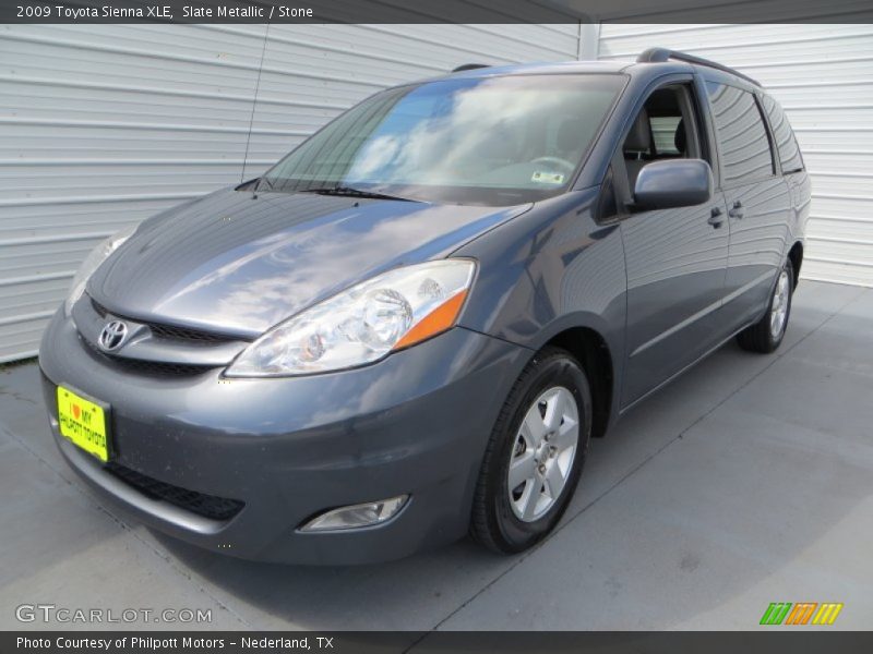 Slate Metallic / Stone 2009 Toyota Sienna XLE