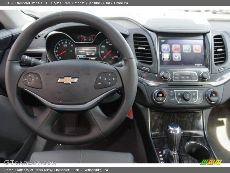 Crystal Red Tintcoat / Jet Black/Dark Titanium 2014 Chevrolet Impala LT