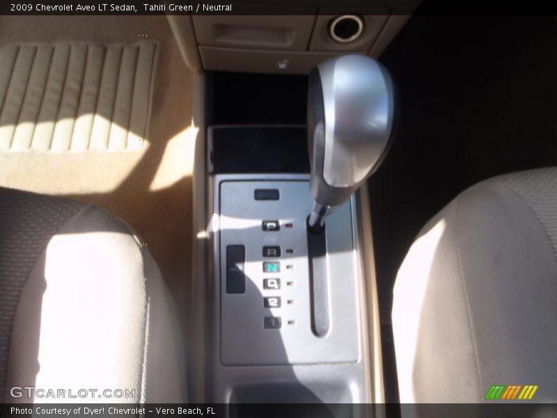 Tahiti Green / Neutral 2009 Chevrolet Aveo LT Sedan