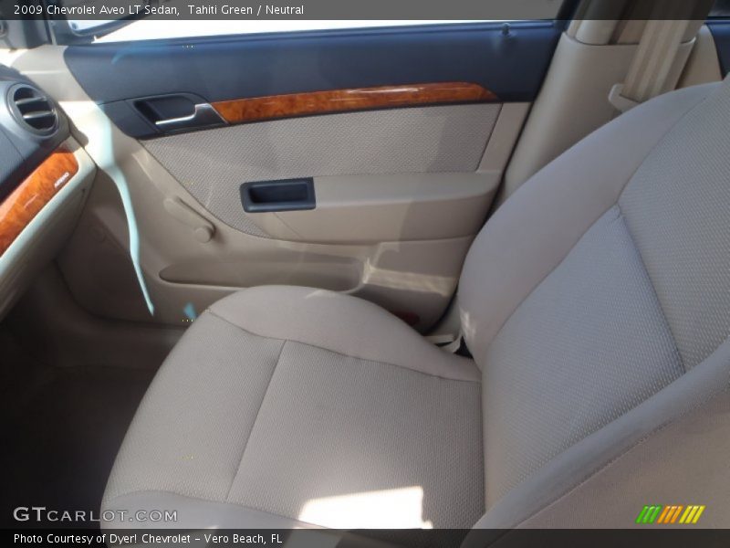 Tahiti Green / Neutral 2009 Chevrolet Aveo LT Sedan
