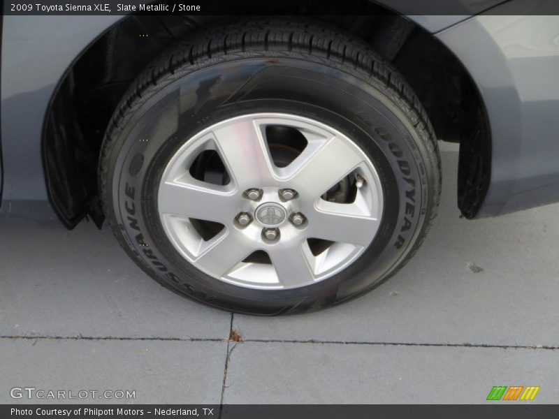 Slate Metallic / Stone 2009 Toyota Sienna XLE