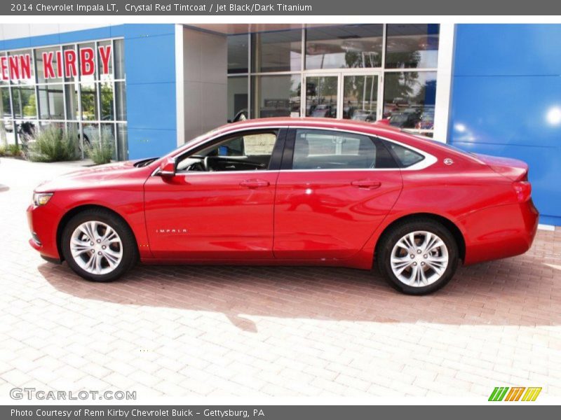 Crystal Red Tintcoat / Jet Black/Dark Titanium 2014 Chevrolet Impala LT