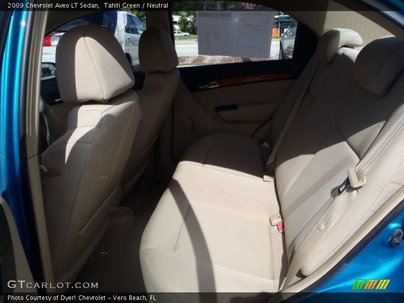 Tahiti Green / Neutral 2009 Chevrolet Aveo LT Sedan