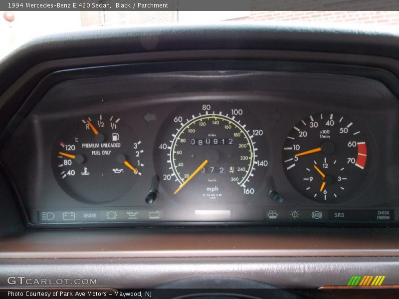  1994 E 420 Sedan 420 Sedan Gauges