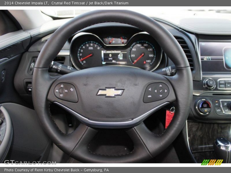 Crystal Red Tintcoat / Jet Black/Dark Titanium 2014 Chevrolet Impala LT