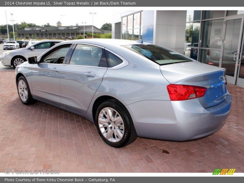 Silver Topaz Metallic / Jet Black/Dark Titanium 2014 Chevrolet Impala LS