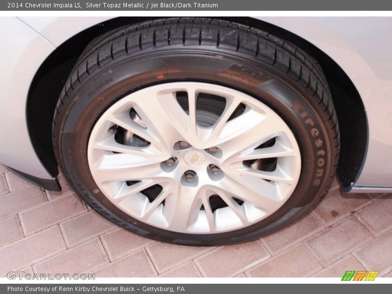 Silver Topaz Metallic / Jet Black/Dark Titanium 2014 Chevrolet Impala LS