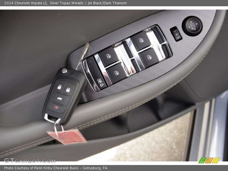 Silver Topaz Metallic / Jet Black/Dark Titanium 2014 Chevrolet Impala LS