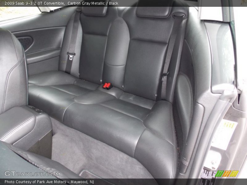 Rear Seat of 2009 9-3 2.0T Convertible