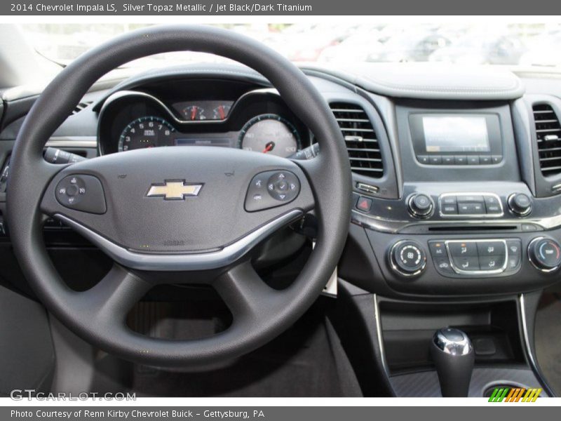 Silver Topaz Metallic / Jet Black/Dark Titanium 2014 Chevrolet Impala LS