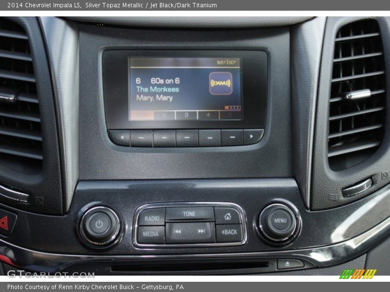 Silver Topaz Metallic / Jet Black/Dark Titanium 2014 Chevrolet Impala LS