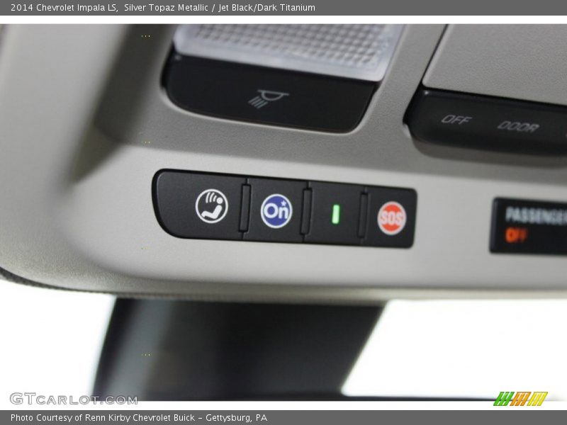 Silver Topaz Metallic / Jet Black/Dark Titanium 2014 Chevrolet Impala LS